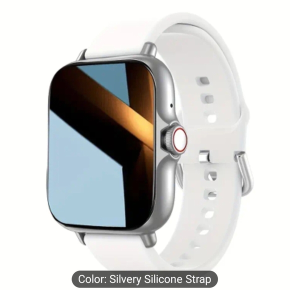 Smart Wearable Watch - Silver and White - Picture 8 of 8